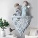 Nast-layer decor, 20.5 x 19 cm, white