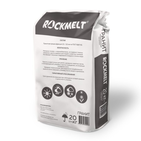 Anti -alter reagent Rockmelt Granit, 20 kg, granite crumb-1