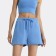 Women's shorts, color hydrangea, size 46