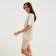 Women's T-shirt Minaku Oversize Fit: Color Beige Melange, Rr. 44