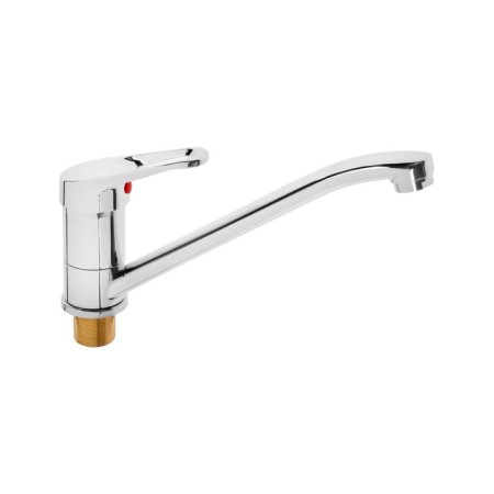 Olympus kitchen "Olympus" CS3351, single -leaf, pour length 21 cm, nut, chrome
