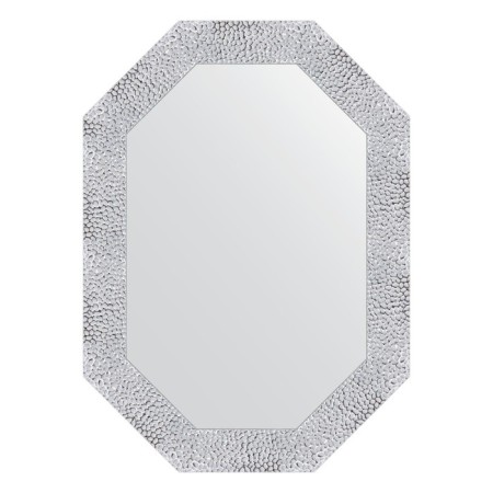 Mirror in the baguette frame, white minting 70 mm, 52x72 cm