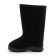 Women's boots are black, size 34