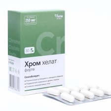 Chrome helat forte, 30 capsules of 0.3 g