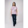 Women's T -shirt Let’s Go, size 44, lilac color
