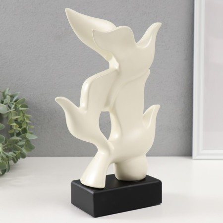 Souvenir Ceramics "Three Birds" White 8x17.5x29.5 cm-1
