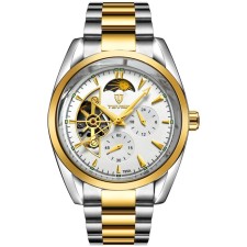 Men's male watch, d-4.2 cm, with a chronograph, 3 atm, luminous