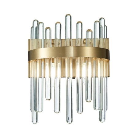 Sconces st. SL1167.301.02. Tellurio. 2x40 watts, E14, 16x31 cm, brass color-3
