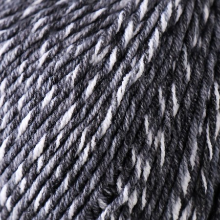 Yarn "Jeans Tropical" 55% cotton, 45% polyacli 160m/50g (611 T. Serly-white)-2
