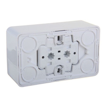 Double SE SE "Study", 16 A, 250 V, invoice, with salary, IP20, white, PA16-007B-2
