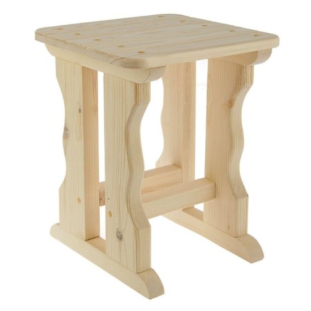 Stool No. 1, natural pine