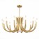 Ceiling Ceiling ST LUCE. SL1173.202.13. PAFE. 13x5+60 watts, G4/E27, 82x82x64 cm, golden color