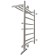 Electric towel "Sanprise" Euromix P8, 500x800 mm, with a shelf, right, chrome