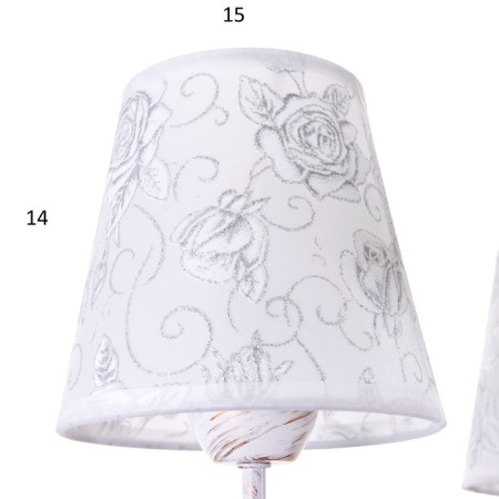 Luisa chandelier 5x40W E14 white+gold 60x60x31 cm Bayerlux-7