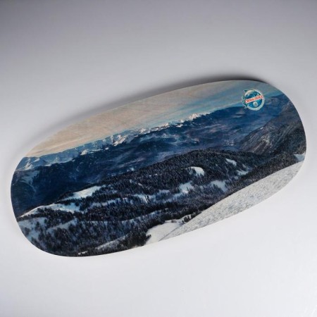 Balance Balance Balassboard "Mountain landscape No. 3" D Roller 9 cm, 75 × 35x1.5 cm-2