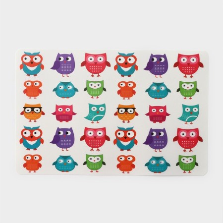Serving napkin on the table "Owls", 42 × 27 cm