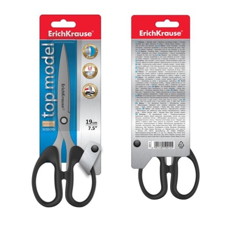 Scissors Erichkrause Top Model, 19 cm, black-3