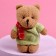 Soft toy "Happiness is you", Bear, Mix