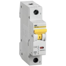Circuit breaker automatic IEK MVA31-1-040-C 1P, 40A, 6ka