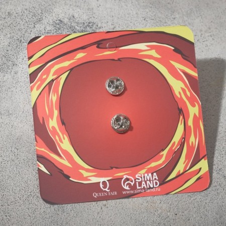 Icon "katana" fire, color in silver-3