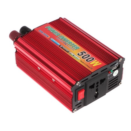 Voltage converter 12/220 V, 500 W, USB output-2