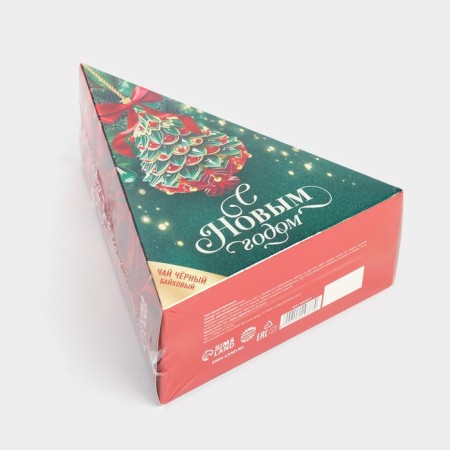 New Year! Black tea in the box "Christmas tree", 100 g.-5