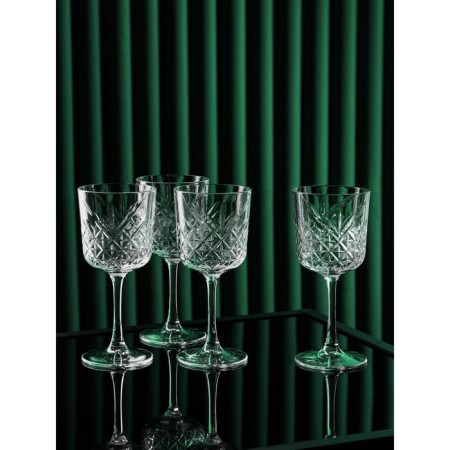 Timeless glass glasses set, 330 ml, 4 pcs