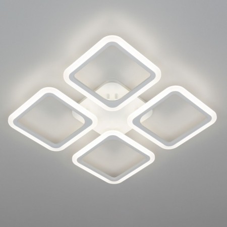 Ceiling chandelier Citilux "Marcel" CL232140R, 4x17.5W, LED, white color-9