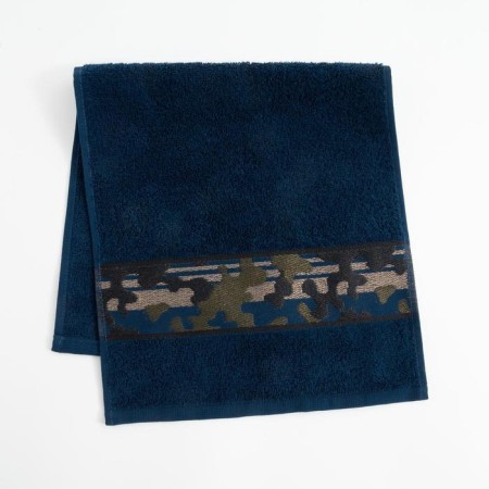 Tainted tange Love Life "Militari" 30*60 cm, col. blue, 100% cotton, 360 g/m2-1