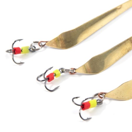 Vertical spinning "Yaman" catchy with the tee, size 45 mm, 3 g, brass color-2