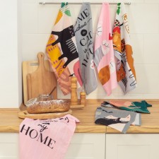 A set of kitchen towels of the share of the CATS 35x60cm-7pcs, 100% cotton