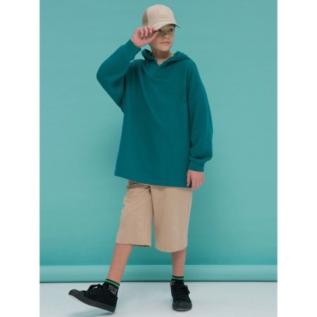 Hoody for the boy Pelican, height 116 cm, emerald color-8