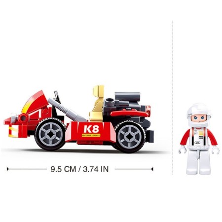 Designer city "Race", inertia, 89 parts-1