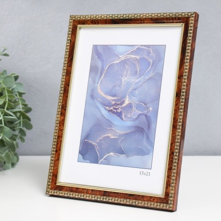 Photo frame Plastic "Kame" 15x21 cm, Karelian birch-2