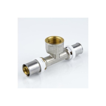 Aquasfera-Press tee 8011-03, 20 mm x 3/4 "x 20 mm, internal threads, brass-1