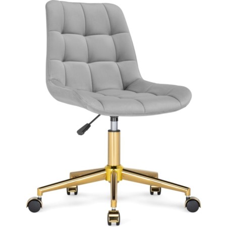 CHECTER CHECTEROSE (California 900) Metal/velor, gold/light gray 49x60x84 cm 1050993