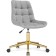 CHECTER CHECTEROSE (California 900) Metal/velor, gold/light gray 49x60x84 cm 1050993