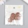 Buttons metal for creativity "openwork flower" 2.1x2.1x0.8 cm