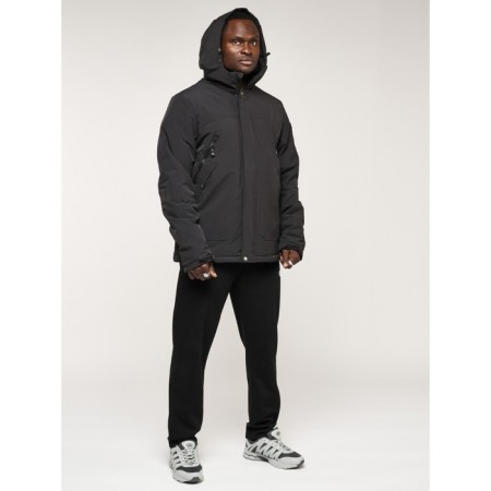 Male jacket, size 50, black color-6
