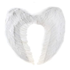 Angel wings, elastic band, white color