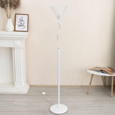 Taleser "Spring" 1x15W E27 Model: BR 01014 White/Transparent-7