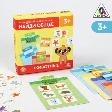 Developing set-soroter “Find the general. Animals ", 3+