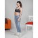 Top female, size 48-50, gray color