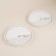 A set of porcelain plates SL Home "House", D = 21 cm, white color