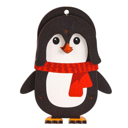 New Year's prefabricated pendant on the Christmas tree "New Year! Penguin"-6