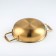 Stear, d = 20 cm, h = 6, thickness 1 mm, 201 steel, gold color