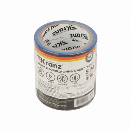 Set of insulating tapes "Auto" 4 colors Kranz-1
