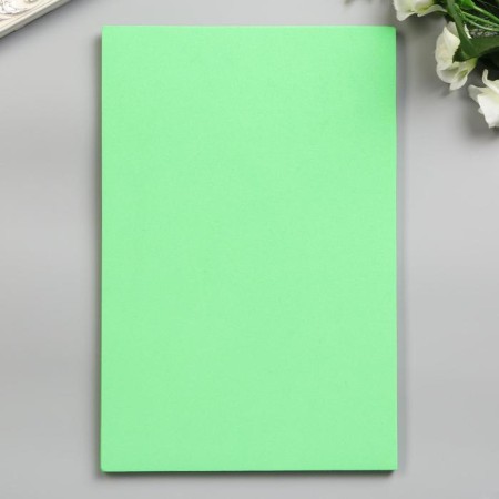 Foamiran "Bright salad" 2 mm (set of 5 sheets) A4 format format-1