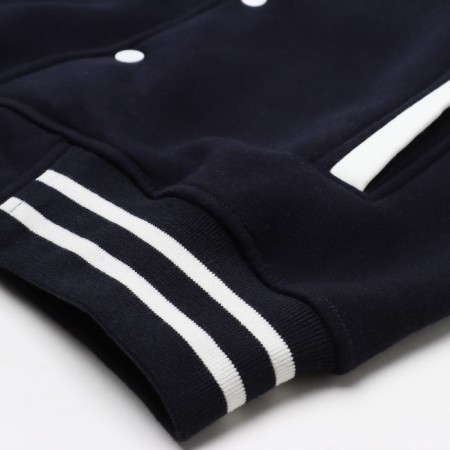 Male Bombber is formed, the color is dark blue, size 52 (2xl)-6