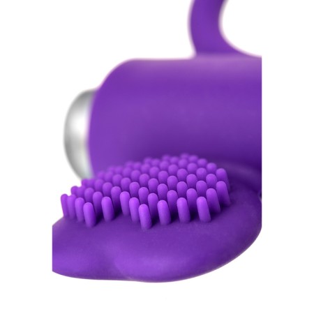 Vibrookol with cilia Jos Pery, silicone, purple, 9 cm-6